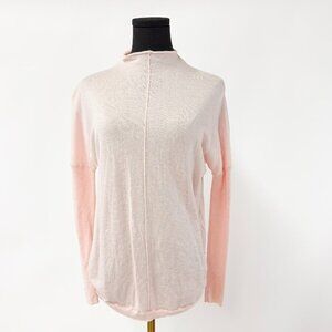 BRAND NEW MONK AND LOU BABY PINK LONG SWEATER